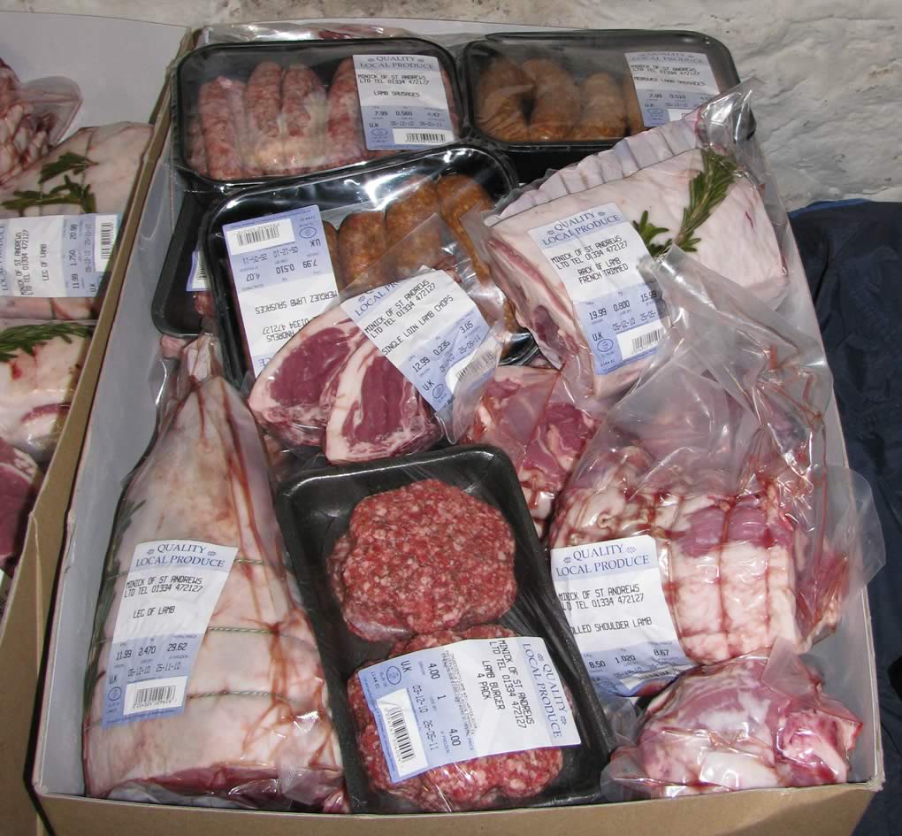 Typical lamb box